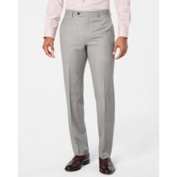 Lauren Ralph Lauren UltraFlex Edgewood Dress Pants 40x32 Light Gray NWT Work